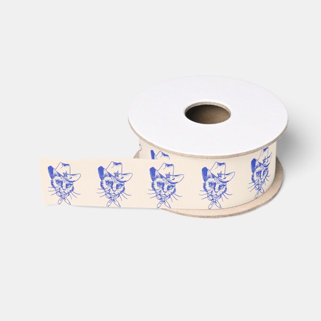 Kitty Grosgrain Ribbon (Spool)