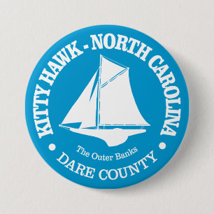 Kitty Hawk (sloop) 3 Inch Round Button