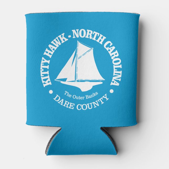 Kitty Hawk (sloop) Can Cooler (Front)