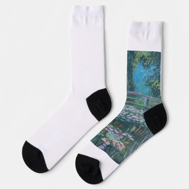 Kitty in Monet Socks (Left)