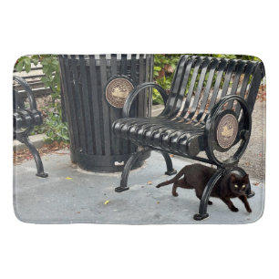 Kitty in The Park Bath Mat