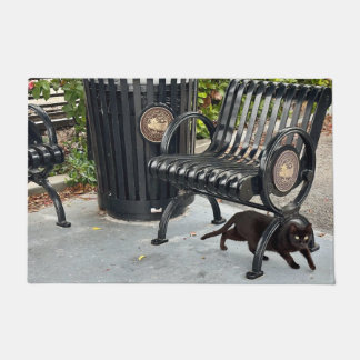 Kitty in The Park Doormat