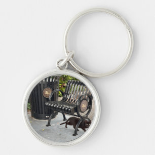 Kitty in The Park Keychain