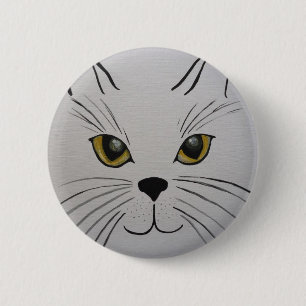 Kitty Kat 2 Inch Round Button