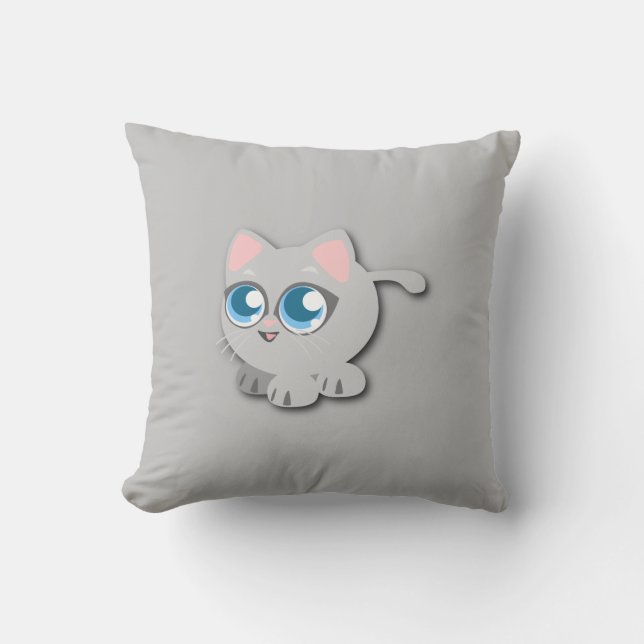 Kitty Kat Pillow (Front)