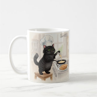 KItty Kichen Black Cat, Coffee Mug