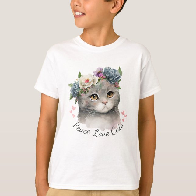 Kitty kids t-shirt  (Front)