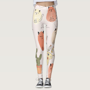 Kitty Kitten Cats: Cute Animal Pattern Leggings