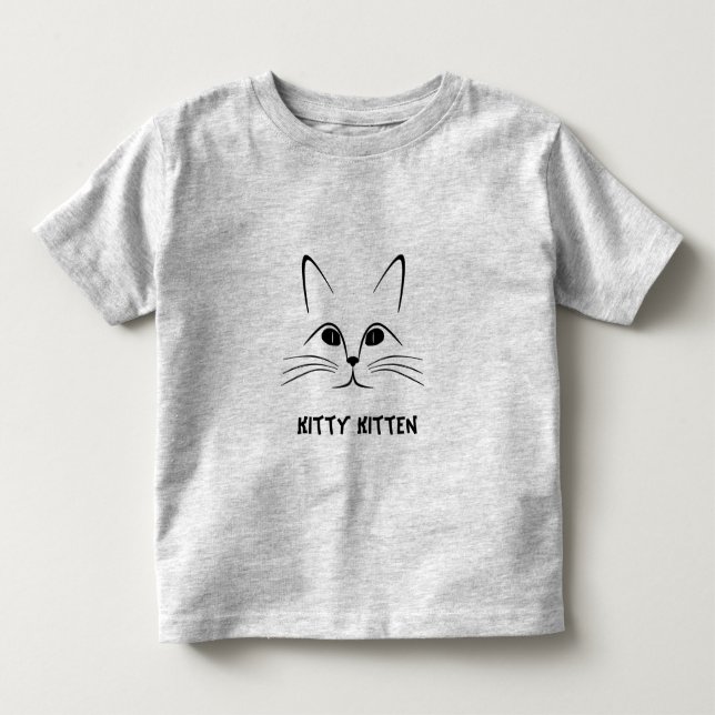 kitty kitten  toddler t-shirt (Front)