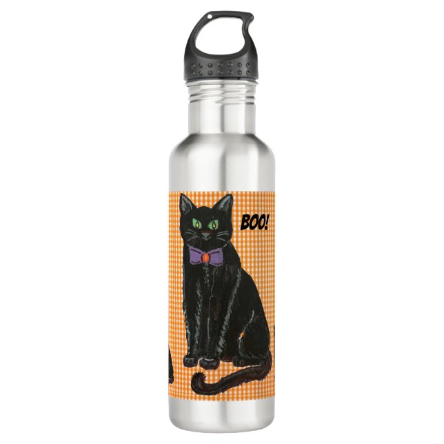 Kitty, Kitty, Kitty Pillow 710 Ml Water Bottle (Front)