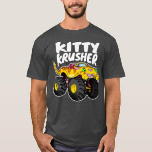 Kitty Krusher Monster Truck Cute Funny T-Shirt