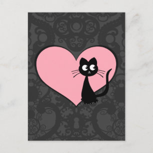 Kitty Kuro Love III Postcard