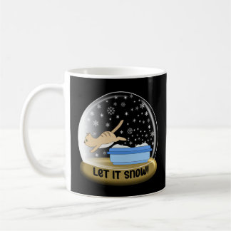 Kitty Litter Snow Globe Mug