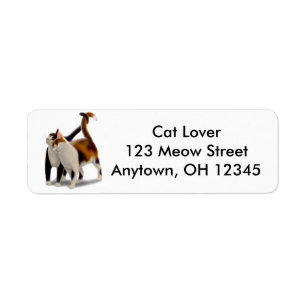 Kitty Love Avery Label