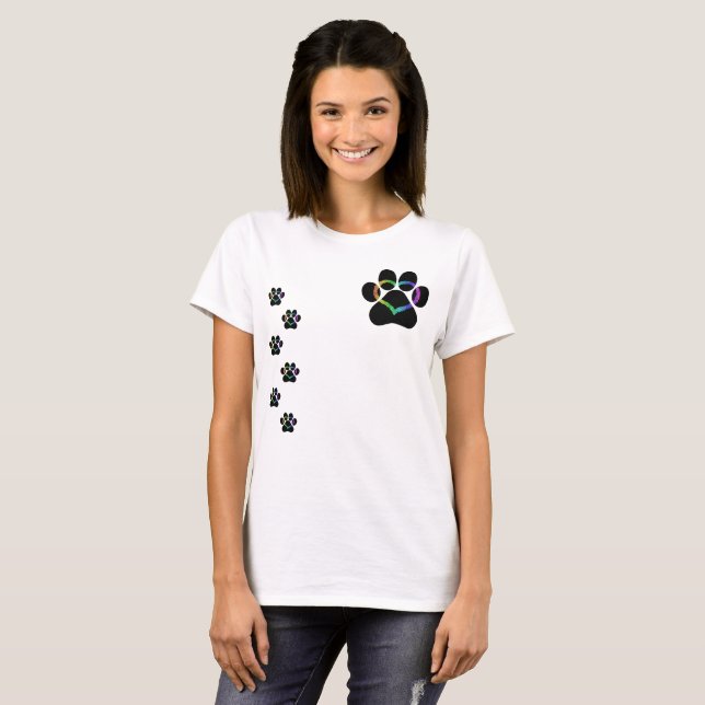 KITTY LOVE Black T-Shirt (Front Full)