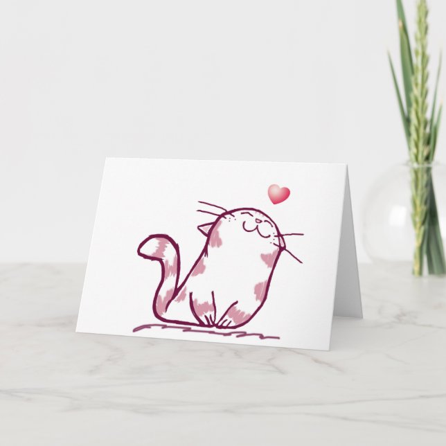 Kitty Love Holiday Card (Front)