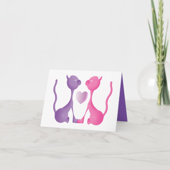 Kitty Love Holiday Card (Front)