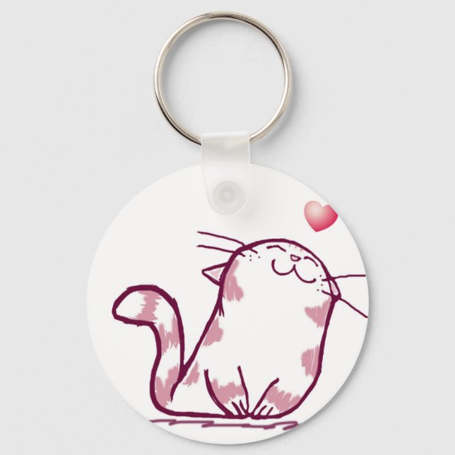 Kitty Love Keychain (Front)