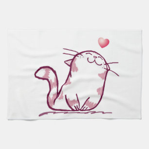 Kitty Love Kitchen Towel