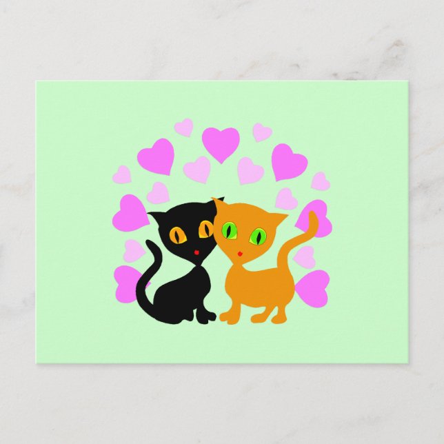 Kitty Love Postcard (Front)
