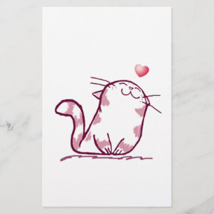 Kitty Love Stationery