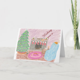 Kitty-mas Mischief (chrismas) Holiday Card