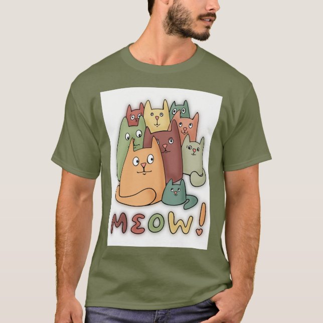Kitty Meow T-shirt (Front)