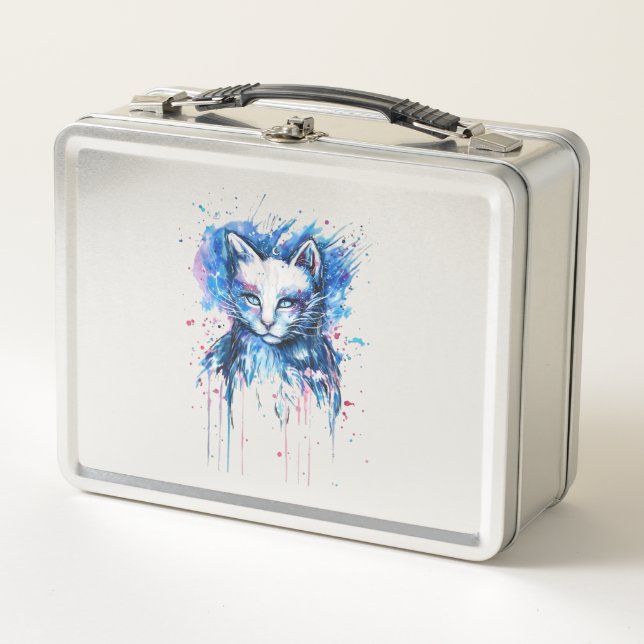 Kitty Metal Lunch Box (Front)