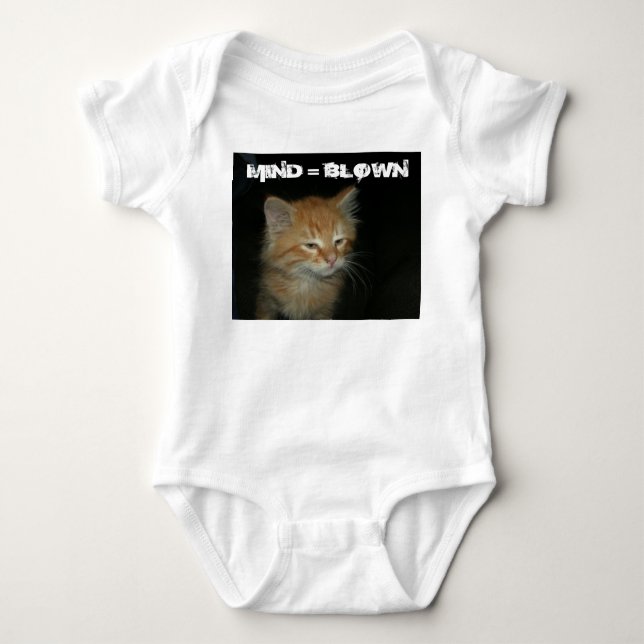 Kitty "MIND = BLOWN" Infant Creeper (Front)