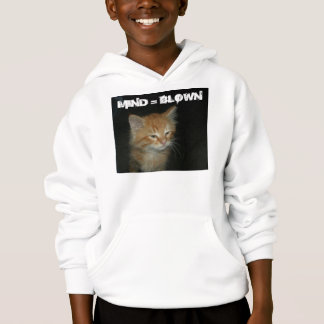 Kitty "MIND = BLOWN" Kids Hooded Sweatshirt