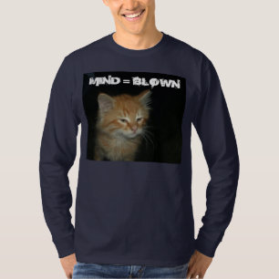 Kitty "MIND = BLOWN" Mens T-shirt à manches longue