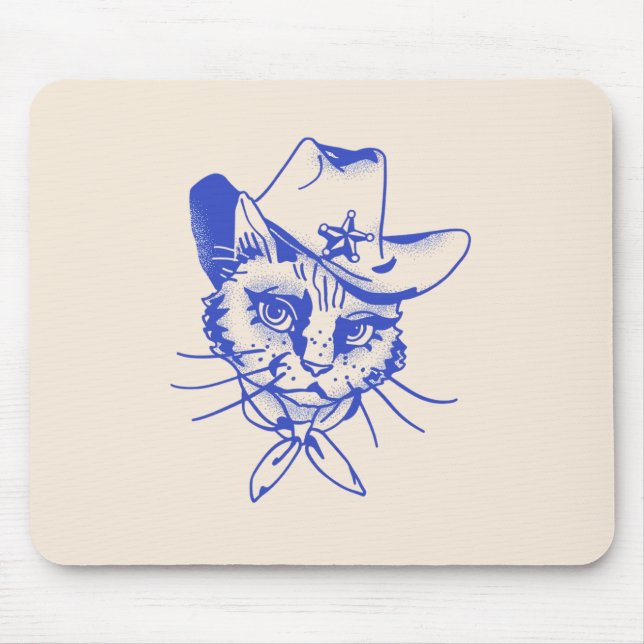 Kitty Mouse Pad (Front)