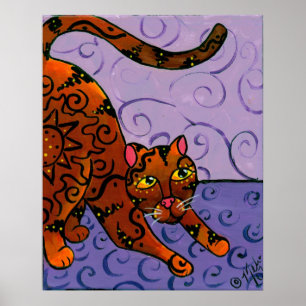 Kitty of the Rising Sun Poster