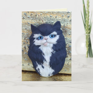 kitty ornament greeting card