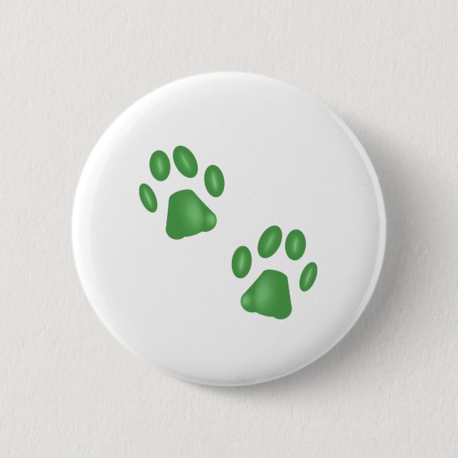 Kitty Paws 2 Inch Round Button (Front)