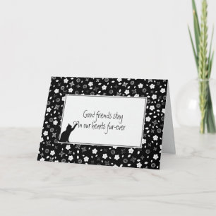 Kitty Pet Loss Sympathy Card