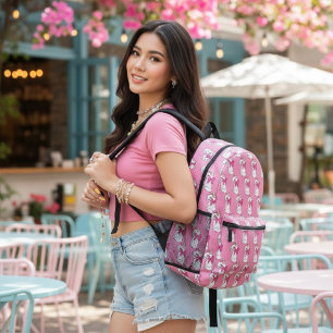 Kitty Printed Backpack