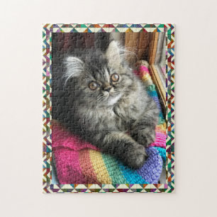 Kitty Quilter Tabletop Challenger Jigsaw Puzzle