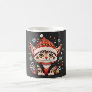 Kitty Santa Claus Mug
