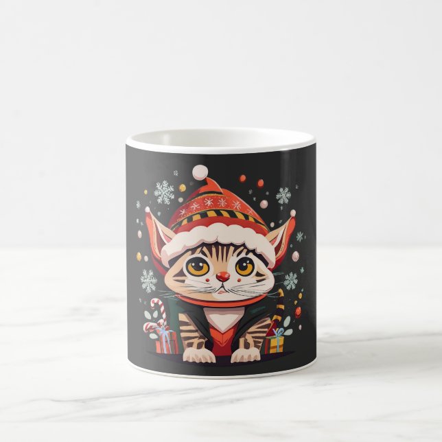 Kitty Santa Claus Mug (Centre)