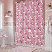 Kitty Shower Curtain