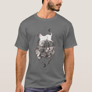 Kitty Skeleton Halloween T-Shirt