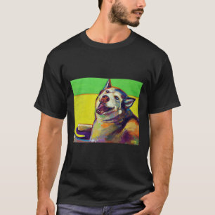 Kitty The Siberian Husky T-Shirt