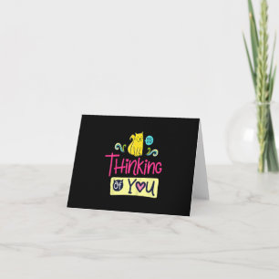 Kitty Thinking Of You Cute Cat Lover Gift Card