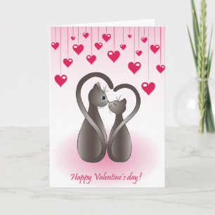 Kitty Valentine Holiday Card