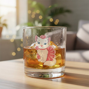 Kitty Whiskey Glass