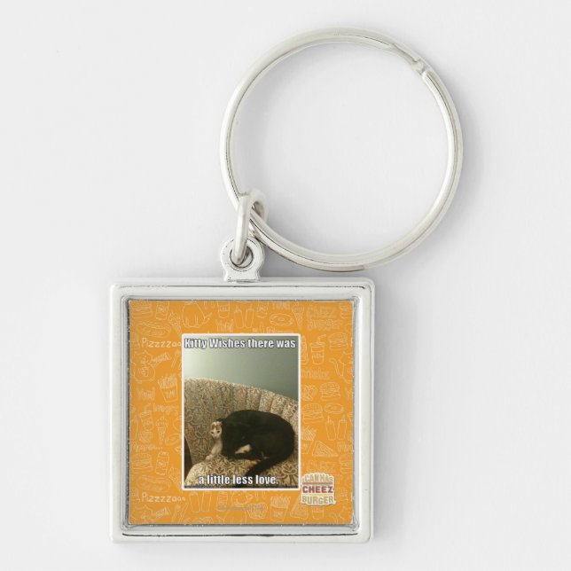 Kitty Wishes Keychain (Front)