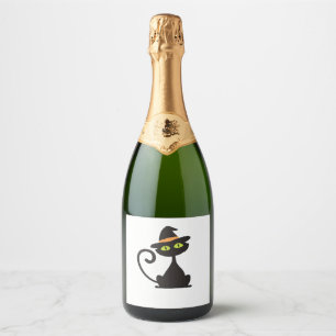 kitty witch Classic T-Shirt Sparkling Wine Label