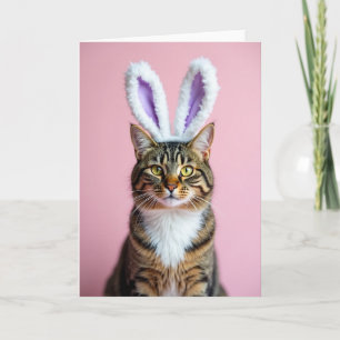 Kitty With Ear Fluffs Portrait Card