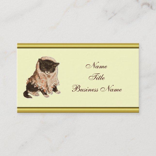 Kitty Wrap Business/Profile Card (Front)